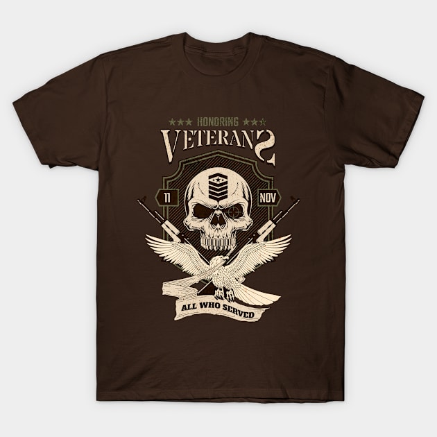 Veterans Day T-Shirt by Myartstor 